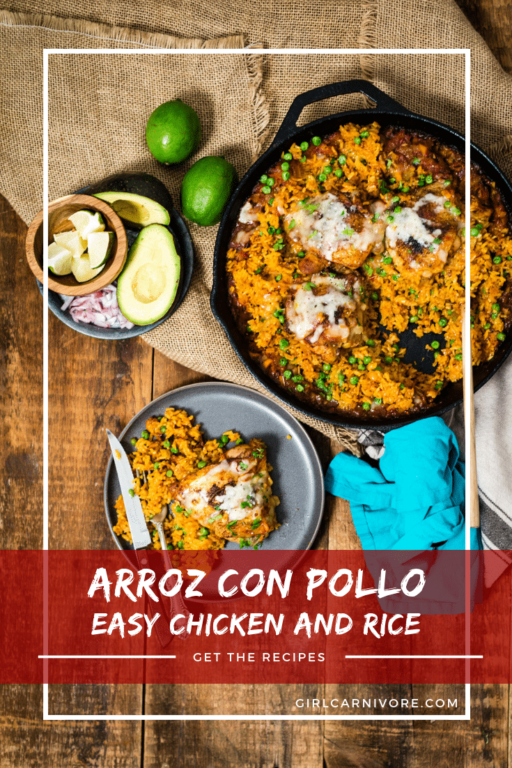 easy arroz con pollo