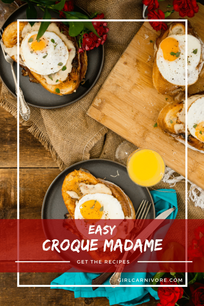 Easy Croque Madame Sandwich Recipe - perfect for brunch and not at all as complicated as they sound.