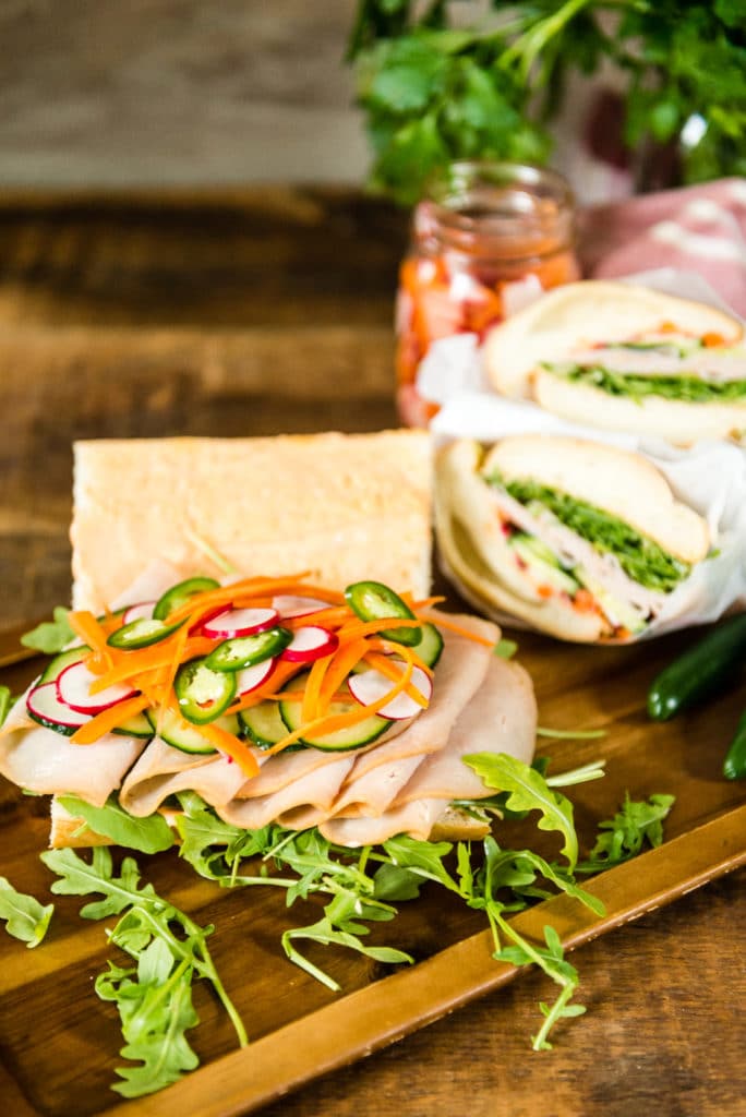 Quick banh mi sandwiches recipe