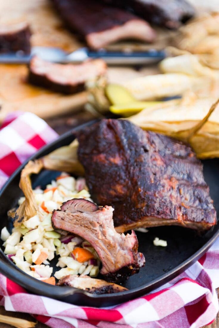 Smoked St. Louis Style Ribs Recipe | GirlCarnivore.com