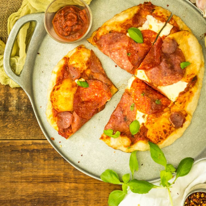 Triple Meat Perfect Grilled Pizza Recipe