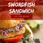 Swordfish sandwich.