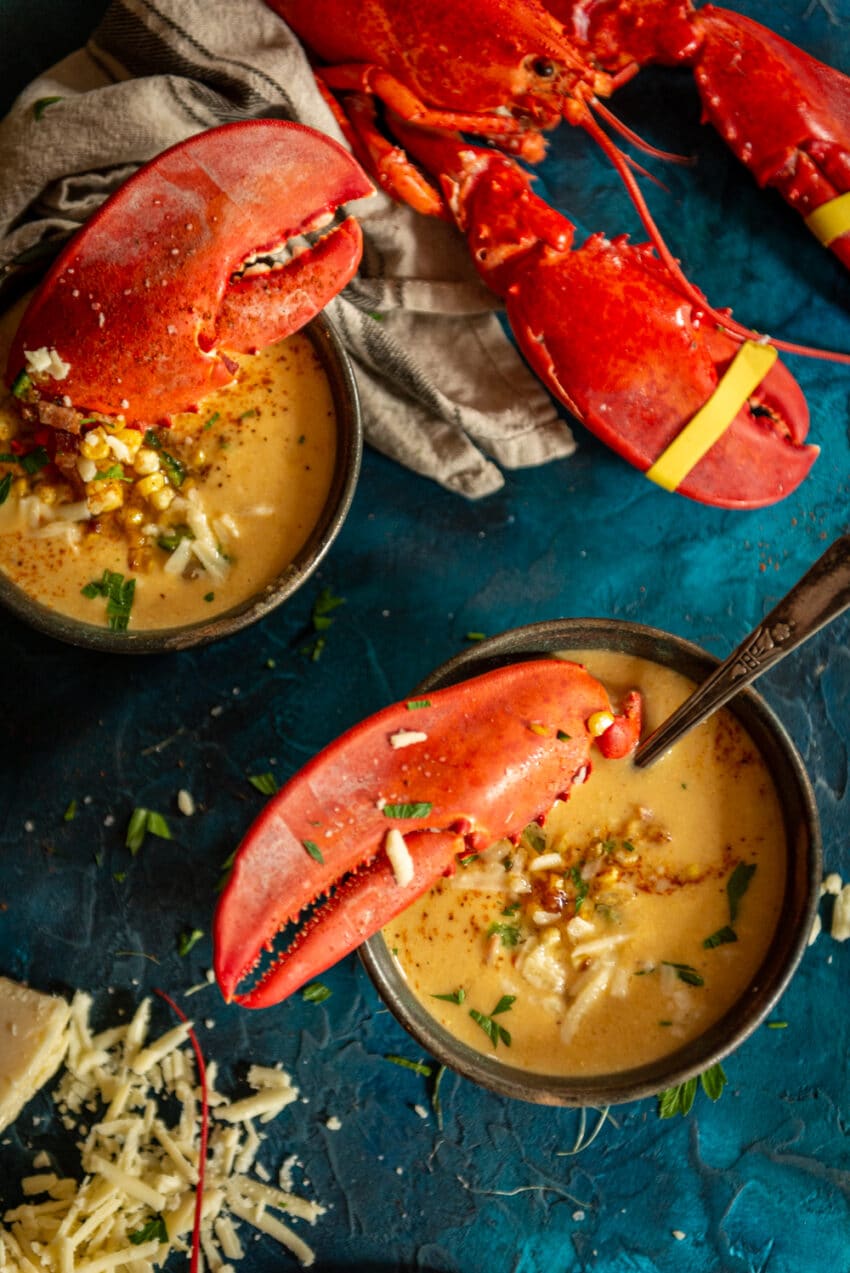 Lobster Toastie with a Lobster Bisque - Daen's Kitchen