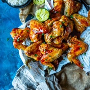 ginger lime sticky wings