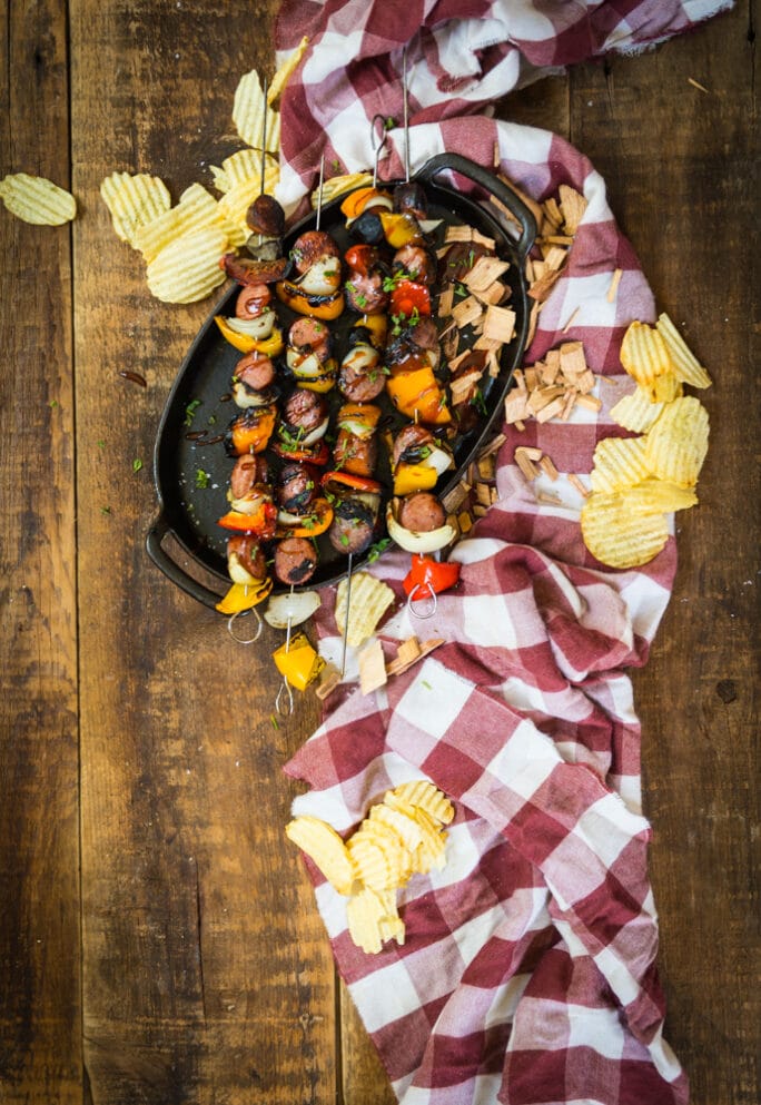 Smoked Steak Kabobs - Easy Smoker Recipe! - Gimme Some Grilling ®