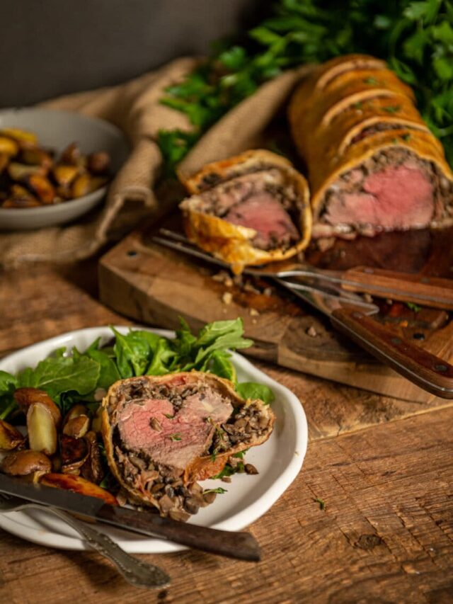 Beef Wellington with Creole Mushroom Mix Story - Girl Carnivore