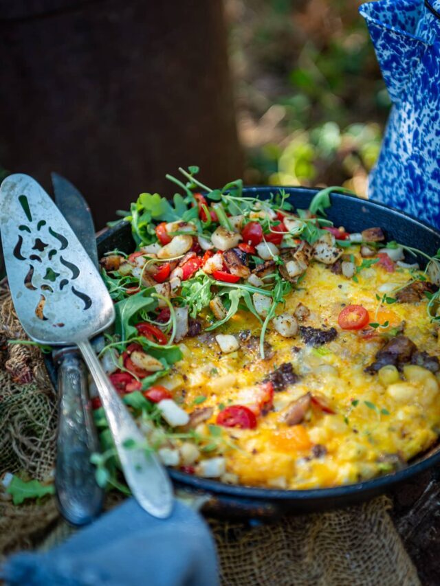 Meat Lovers Skillet Frittata Story