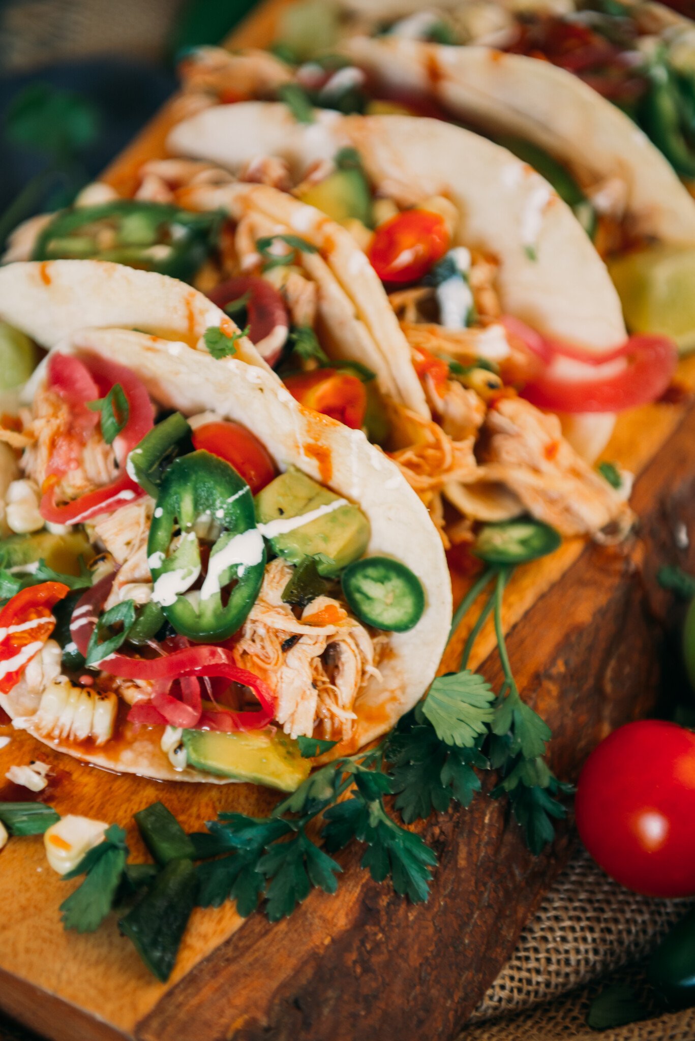 Instant Pot Shredded Chicken Tacos