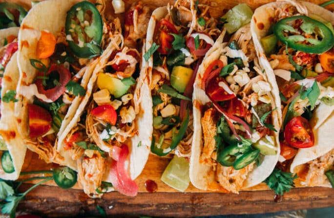 instant pot chipotle chicken tacos