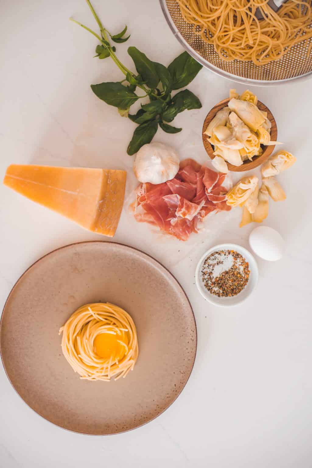 Traditional Carbonara with Prosciutto Girl Carnivore