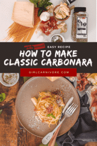 Easy recipe How to Make Classic Carbonara Pin