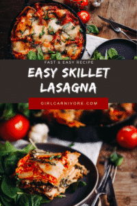 How to Make Easy Skillet Lasagna