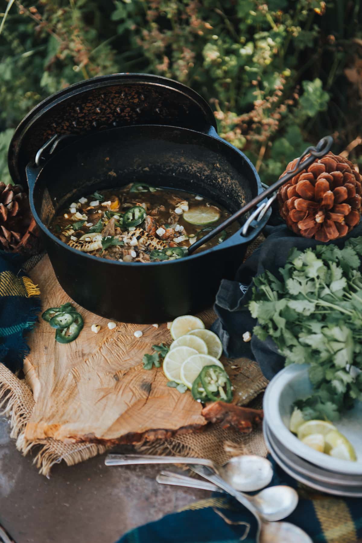 Cast Iron Dutch Oven Chili