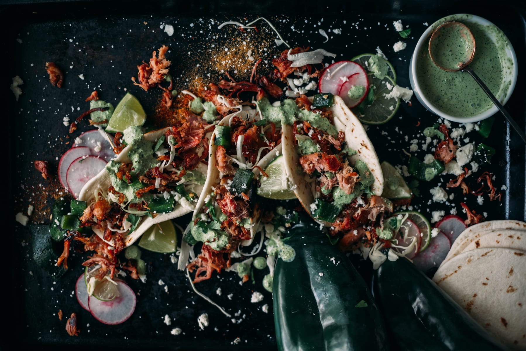 Fire Roasted Poblano Crema