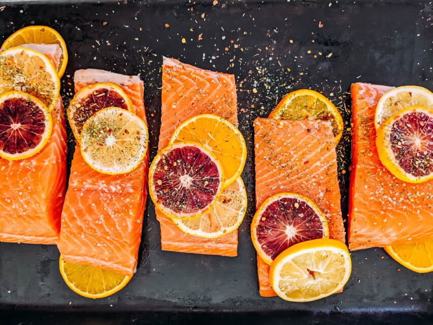 Baked Citrus Salmon No Marinade 30 Minute Recipe Girl Carnivore