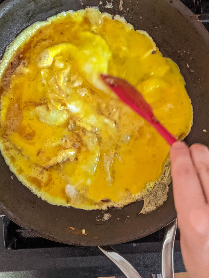 Diner Style Pork Chile Verde Omelette - Girl Carnivore