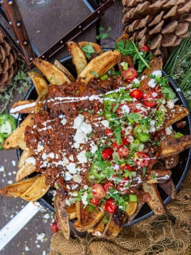 Cast Iron French Fries with Chili Story Girl Carnivore