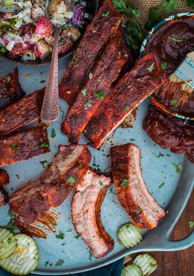 Dry Rubbed Smoked Baby Back Ribs - Girl Carnivore