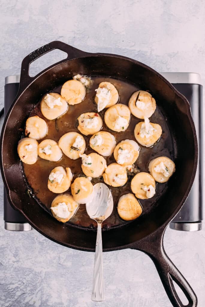 Pan Seared New York Strip Steak and Scallops Girl Carnivore