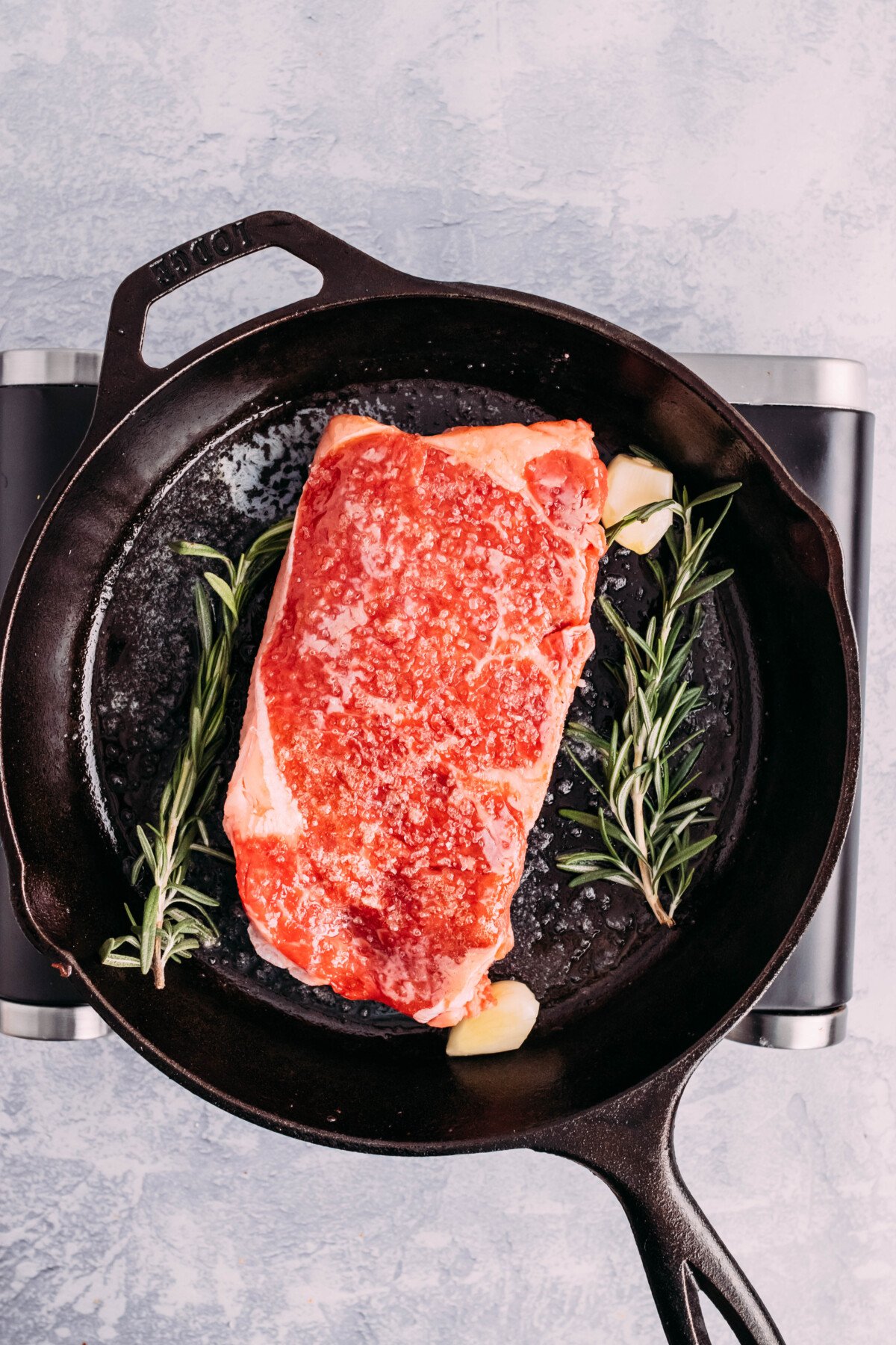 cast iron skillet new york strip steak, steak recipes