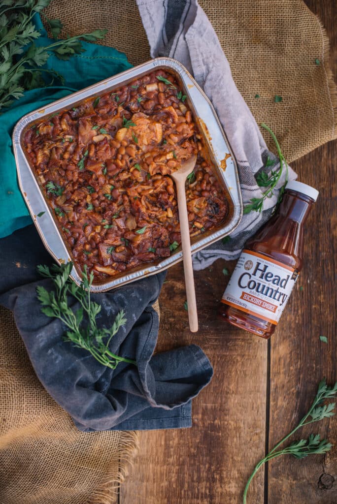 Slow Smoked Pork and Beans | Kita Roberts GirlCarnivore.com