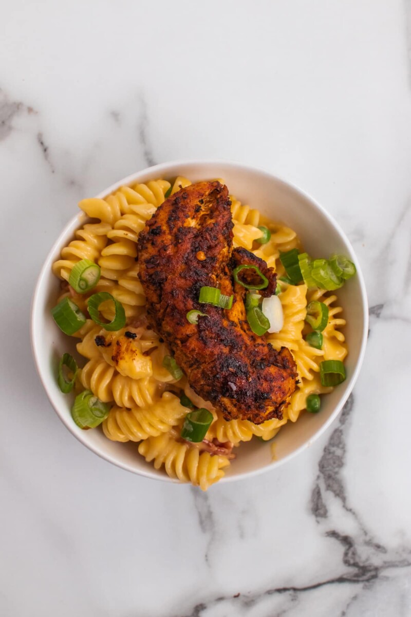 Blackened Chicken Mac and Cheese Kita Roberts