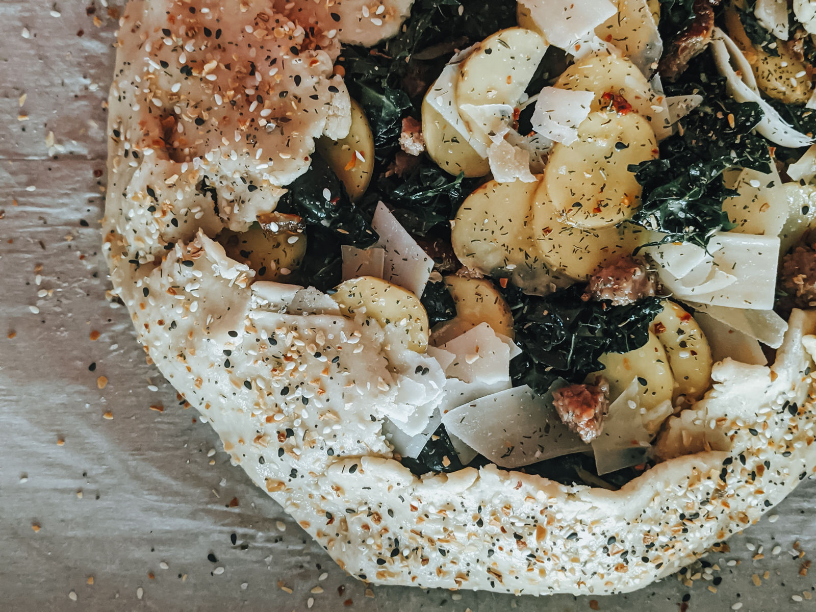 Savory Potato, Kale, and Sausage Galette Girl Carnivore