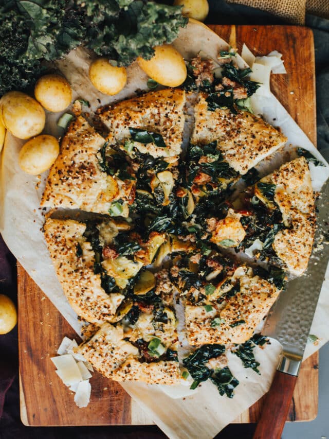 Savory Potato, Kale, and Sausage Galette Story Girl Carnivore