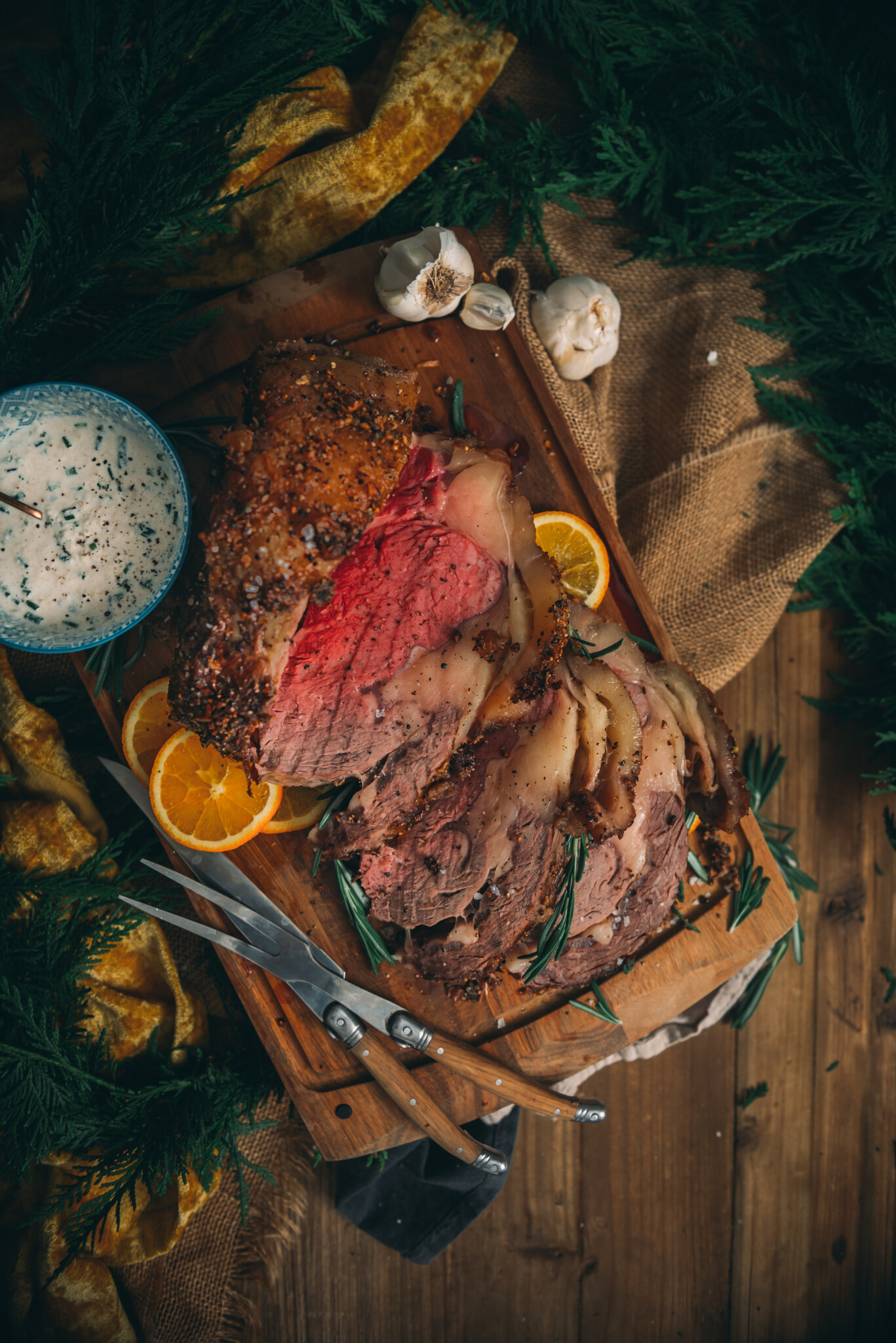 Smoked Prime Rib - The Wooden Skillet