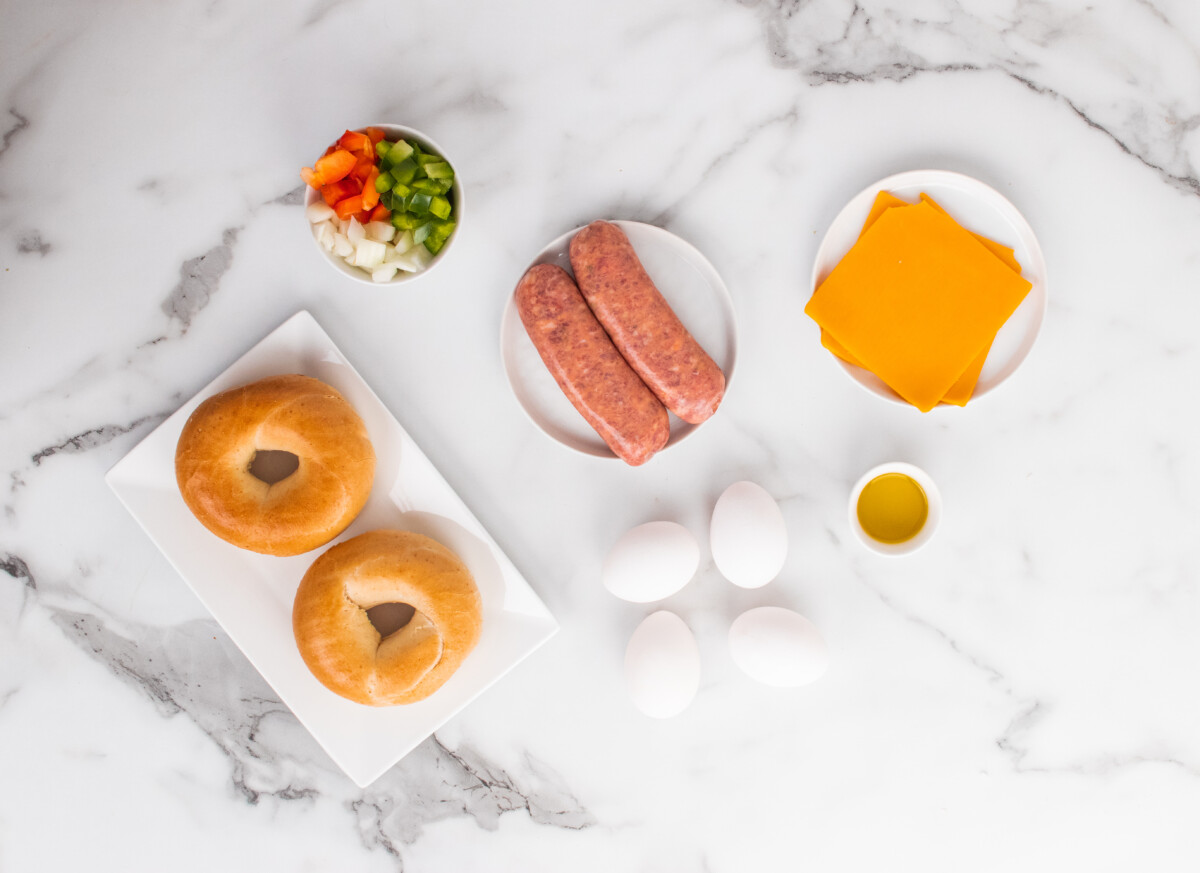 🥯 Sausage Egg & Cheese Bagel Sandwich GirlCarnivore