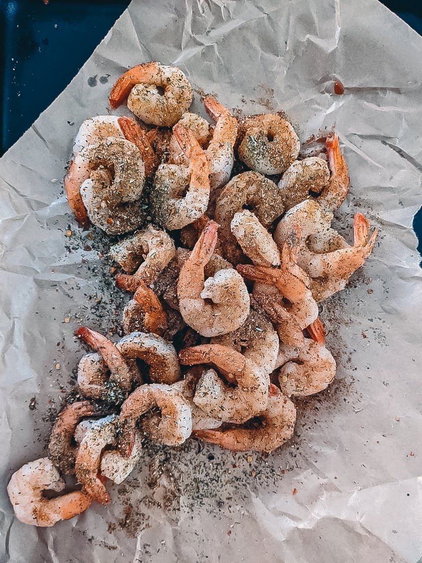 Shrimp with Bloody Mary Cocktail Sauce