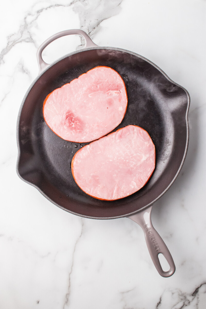 Maple Glazed Ham Steaks with Red-Eye Gravy - Girl Carnivore
