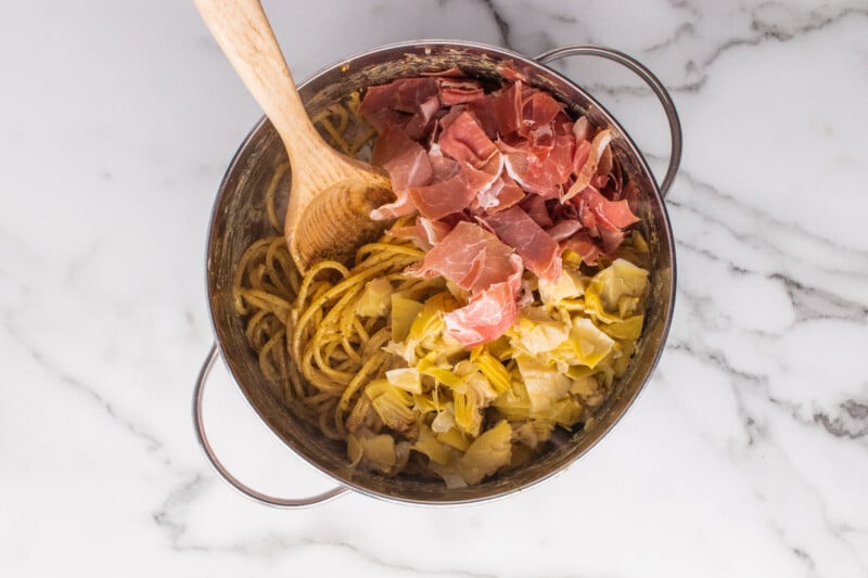 Traditional Carbonara with Prosciutto Girl Carnivore