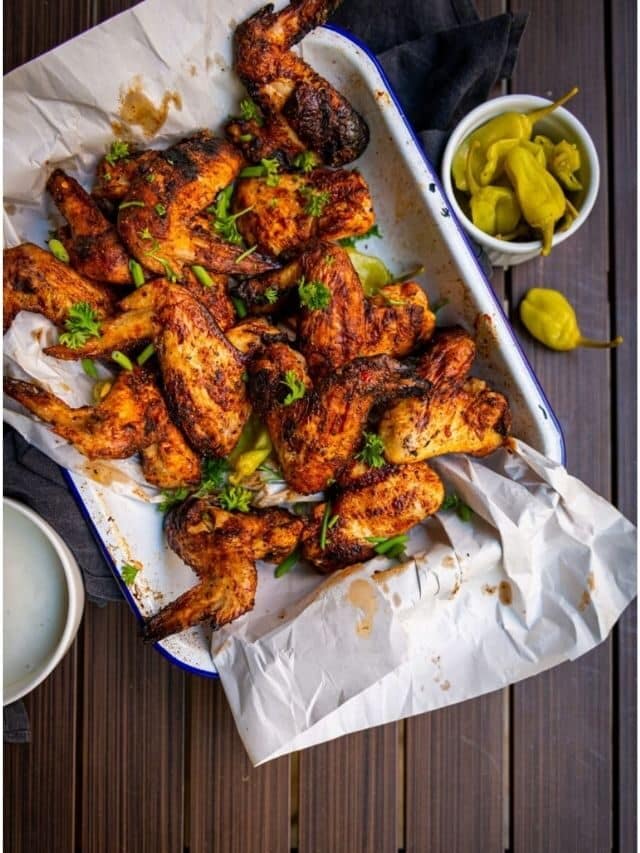 Buttermilk Brined Grilled Chicken Wings Story