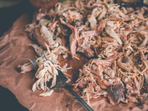 Pellet smoked pulled pork best sale