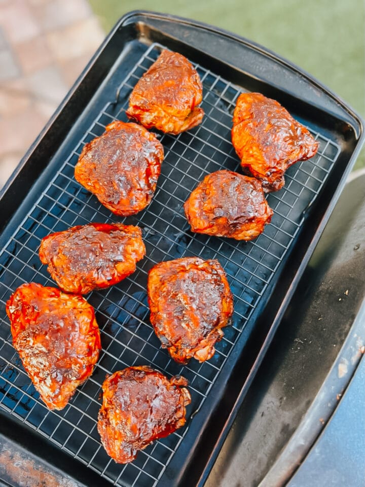 Traeger Smoked Chicken Thighs Girl Carnivore