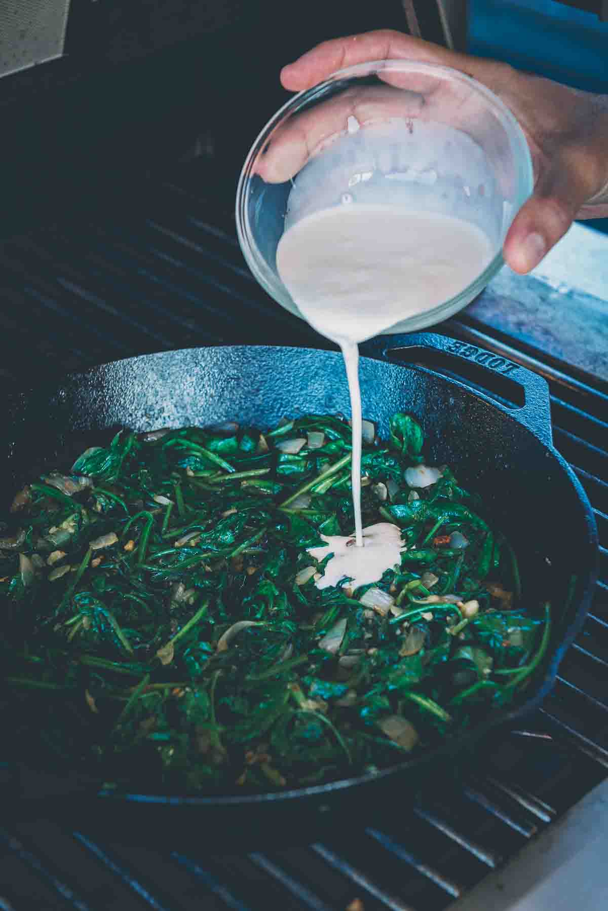 Steakhouse Keto Creamed Spinach - Girl Carnivore