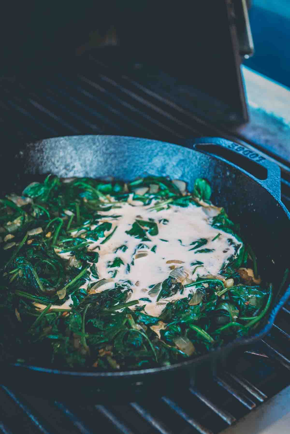 Steakhouse Keto Creamed Spinach - Girl Carnivore