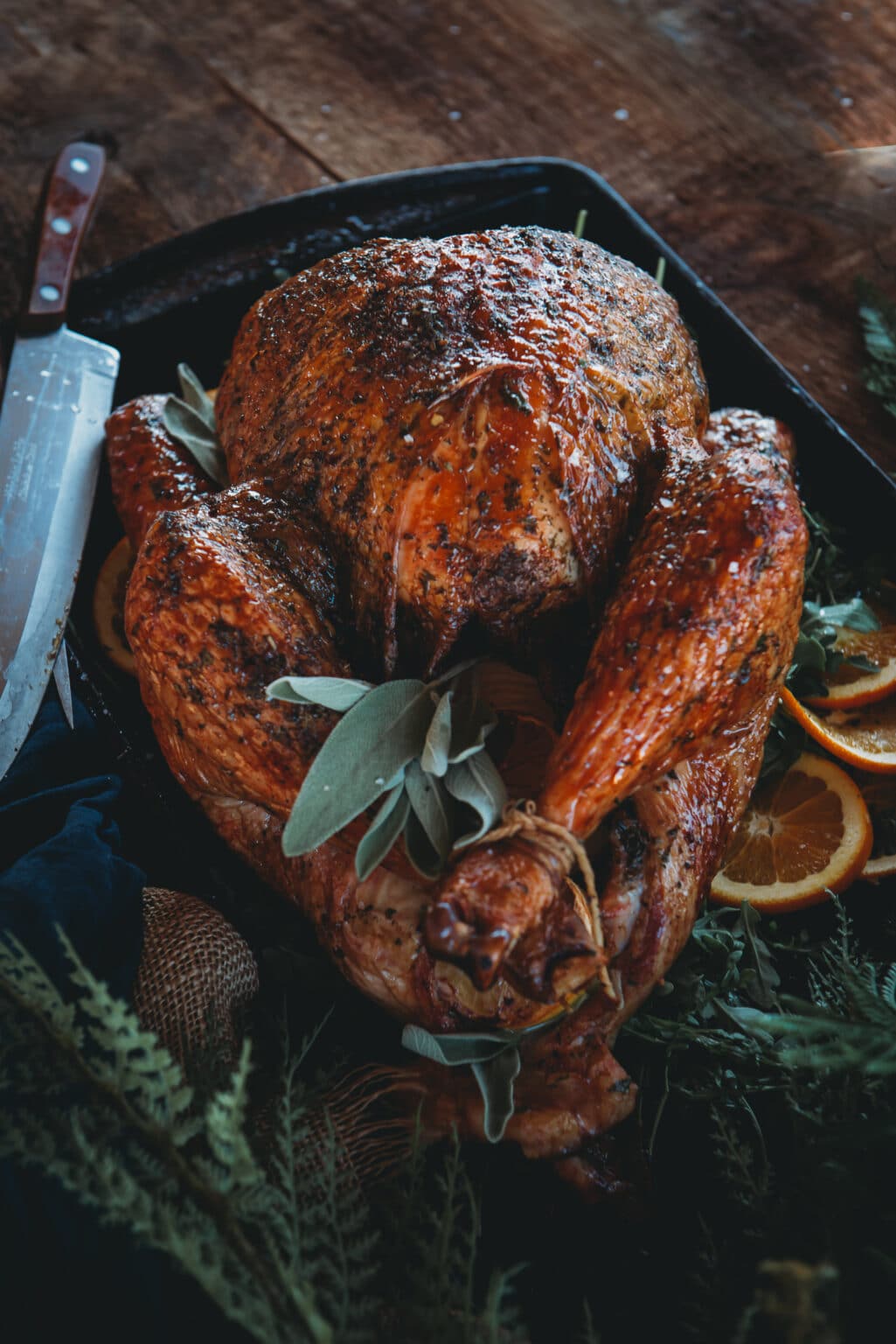 Easy Smoked Thanksgiving Turkey Recipe | GirlCarnivore.com