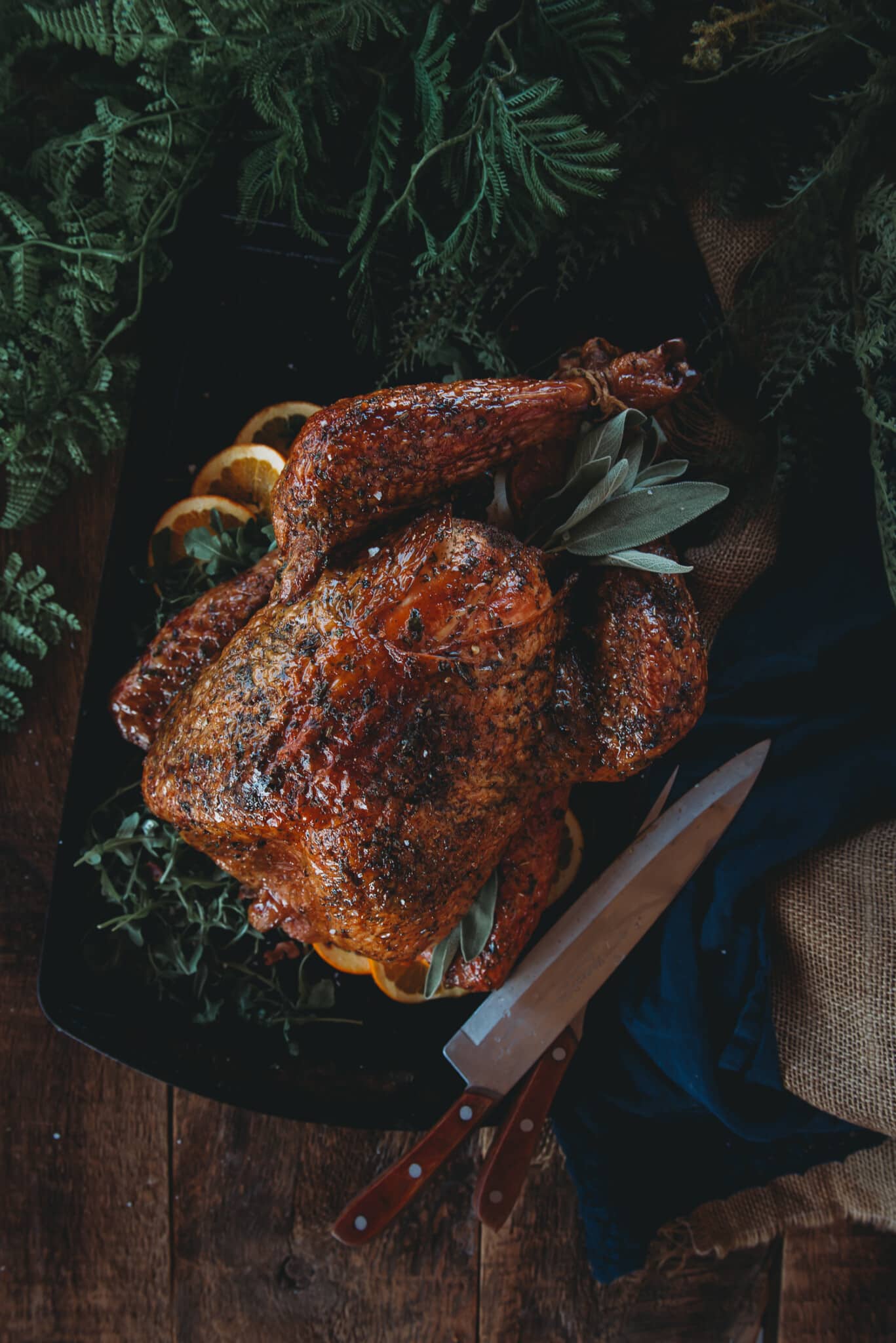 Easy Smoked Thanksgiving Turkey Recipe | GirlCarnivore.com