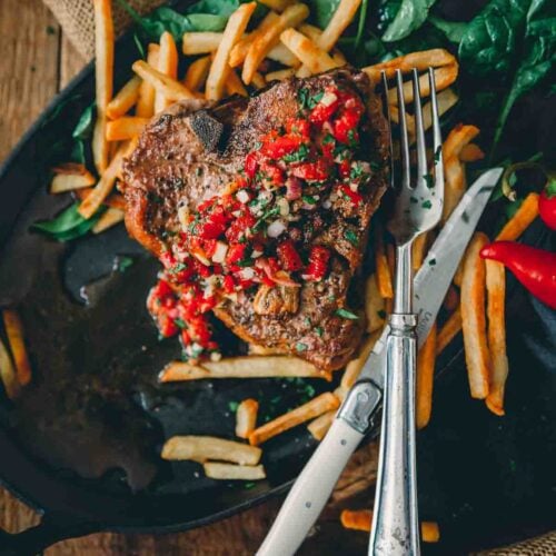 Pan Seared Veal Loin Chops Girl Carnivore