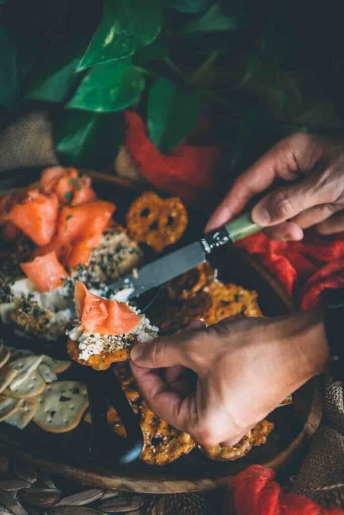 Smoked Cream Cheese with Smoked Salmon - Girl Carnivore