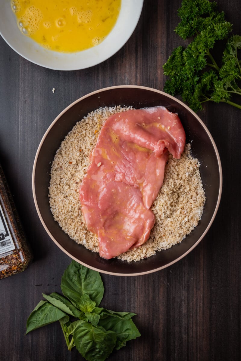 Air Fryer Veal Parmesan Girl Carnivore