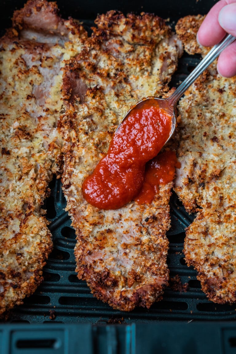 Air Fryer Veal Parmesan Girl Carnivore