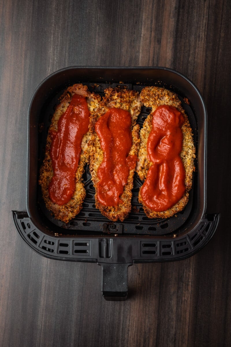 Air Fryer Veal Parmesan Girl Carnivore
