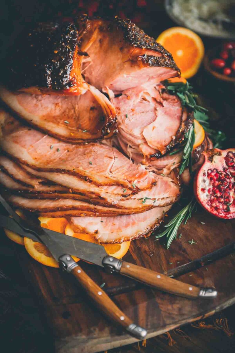 Smoked Spiral Ham with Maple Bourbon Glaze Girl Carnivore