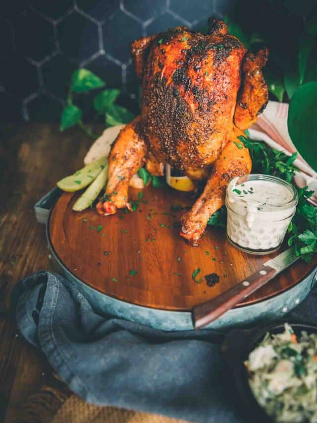 How To Smoke Beer Can Chicken Girl Carnivore