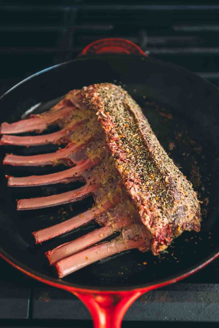 Herb Crusted Roasted Rack of Venison Girl Carnivore