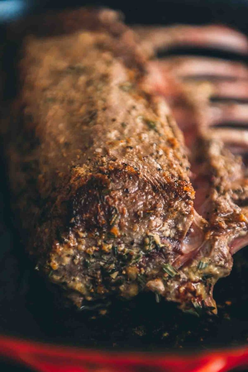 Herb Crusted Roasted Rack of Venison Girl Carnivore