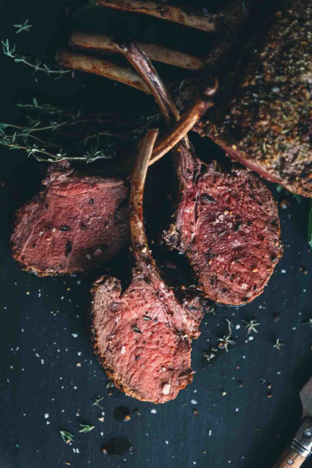 Herb Crusted Roasted Rack of Venison - Girl Carnivore